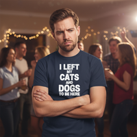 Load image into Gallery viewer, Men's I Left My Cats and Dogs